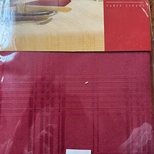 Rich Maroon Table Linens for Dining